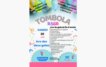 Une TOMBOLA au GALA !!!!